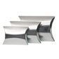 PILLOW MEDIUM 100(L)x100(W)x35(H)mm SILVER  (PACK OF 10)