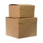 BROWN BOX WITH FOLDOVER LID SMALL 245(L) x245(W) x150(H) MM