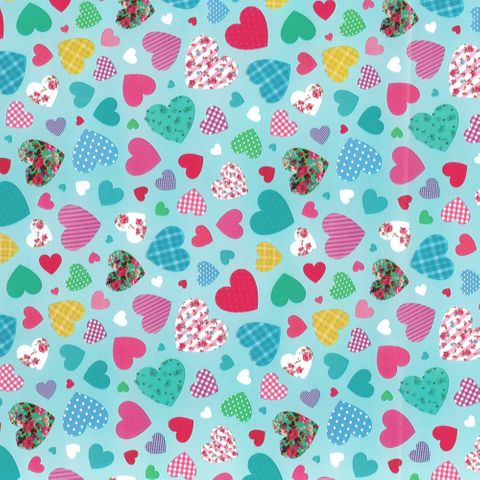 MINI ROLL LOTS OF LOVE 200mm x 50Mtr (NO RETURNS)