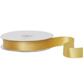 SATIN 25mm x 50Mtr GOLD