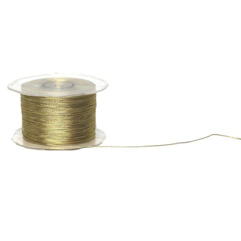 TINY TINSEL CORD 390 Mtr GOLD