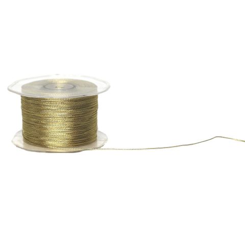 TINY TINSEL CORD 390 Mtr GOLD