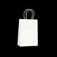 KRAFT BAG WHITE PLAIN SMALL 21H x 15W x 8G cm PACK OF 10