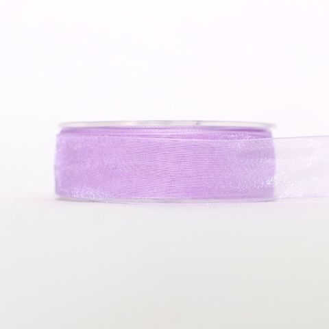 ORGANZA WOVEN EDGE 25mm x 50Mtr LILAC