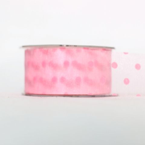 DOTTI 38mm x 25Mtr LT.PINK DOT