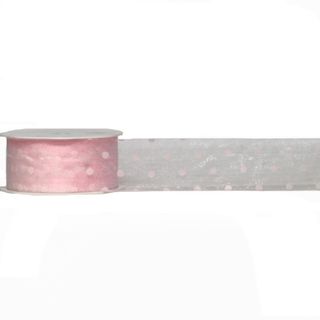 DOTTI 38mm x 25Mtr LT.PINK DOT