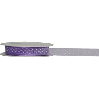 SHEER TINY DOT 12mm x 20Mtr LILAC/WHITE DOTS