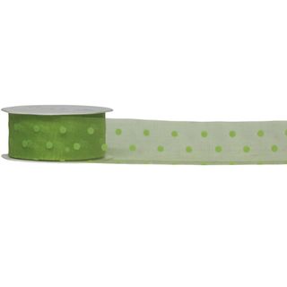 DOTTI 38mm x 25Mtr LIME GREEN