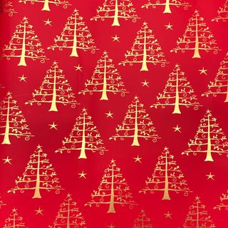 TINSEL TREES RED 500mm x 50Mtr