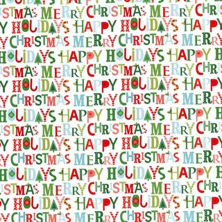 XMAS FONT MULTI 500mm x 50Mtr