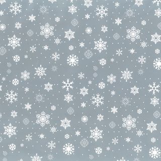 MINI ROLL SNOWFLAKE SILVER 200mm x 50Mtr (NO RETURNS)