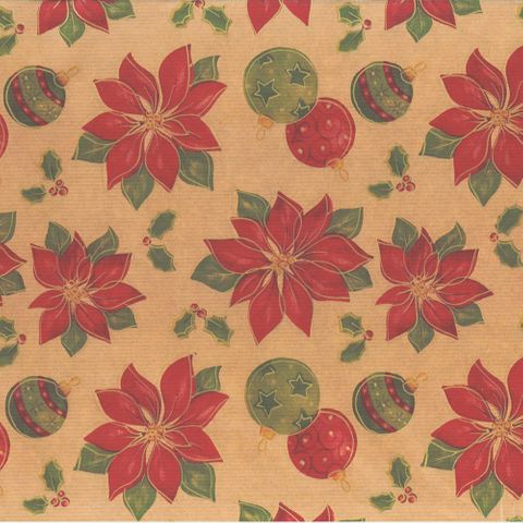 MINI ROLL POINSETTIA RECYCLED 200mm x 50Mtr (NO RETURNS)