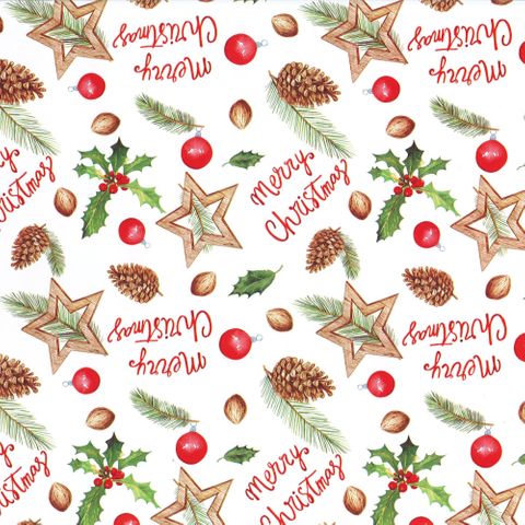 XMAS CHEER 500mm x 50Mtr - NO RETURNS