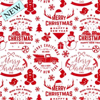 HAPPY HOLIDAYS 500mm x 50Mtr