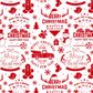 HAPPY HOLIDAYS 500mm x 50Mtr