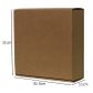 BROWN CORRUGATED BOX NATURAL LARGE 30(L) x 30(W) x 11(H) cm