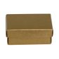 CHOC BOX SMALL 130(L)x 90(W)x 40(H)mm GOLD CIRCLE(MIN BUY 10)