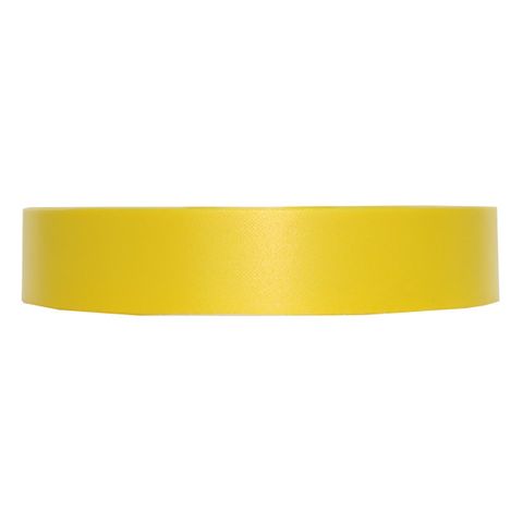 FLORA SATIN 22mm x 92Mtr YELLOW (DAFFODIL)