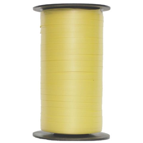 CURLING RIBBON RIBBED 5mm x 460Mtr DAFFODIL