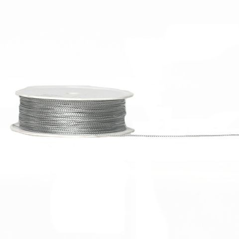 TINY TINSEL CORD 92Mtr SILVER