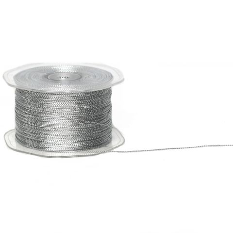 TINY TINSEL CORD 390 Mtr SILVER