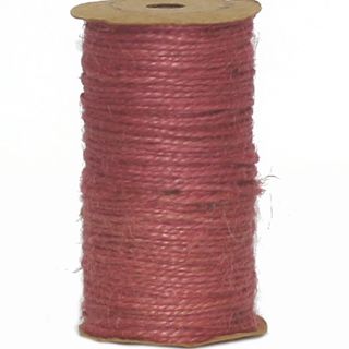 HEMP ROPE ON SPOOL 2mm x 50 Mtr ROSE