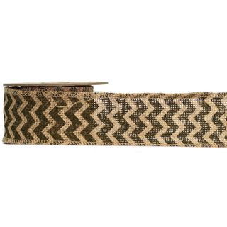 ZIGZAG (MIZZONI) 60mm x 5Mtr OLIVE