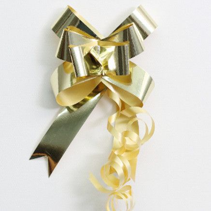 PULL BOW METALLIC 22mm GOLD (PACK OF 100)