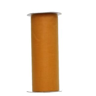 ORGANZA RIBBON 150mm x 20Mtr HARVEST GOLD