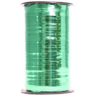 CURLING RIBBON GLOSS MET. 5mm x 460Mtr EMERALD GREEN