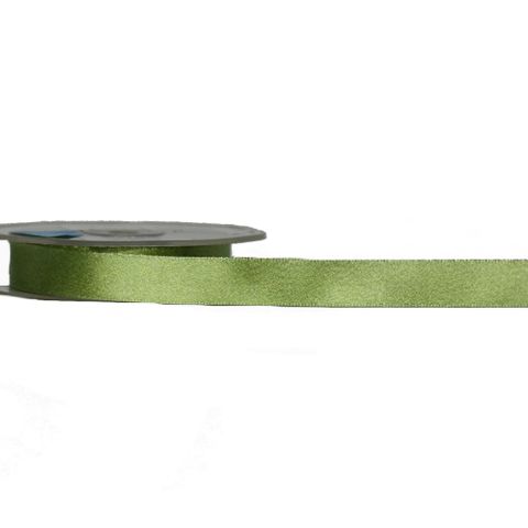 SHIMMER SATIN 15mm x 25Mtr LIME GREEN