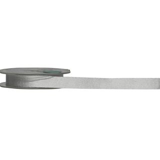 SHIMMER SATIN 15mm x 25Mtr SILVER