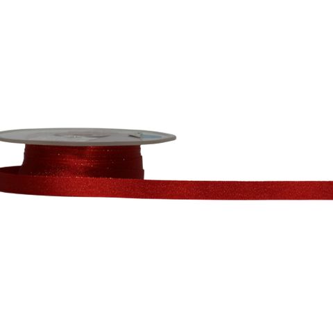 SHIMMER SATIN 09mm x 25Mtr RED