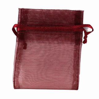 POUCH MINI 10(H) x 7.5(W)cm BURGUNDY (PACK OF 10)