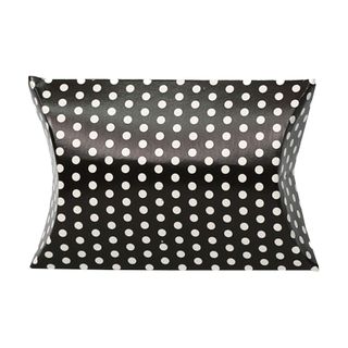 PILLOW SWEET TREATS 100Lx70Wx25Hmm BLACK/WHITE DOTS(PACK OF 10)