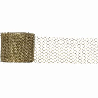 MESH ORNATE 70mm x 10Mtr GOLD