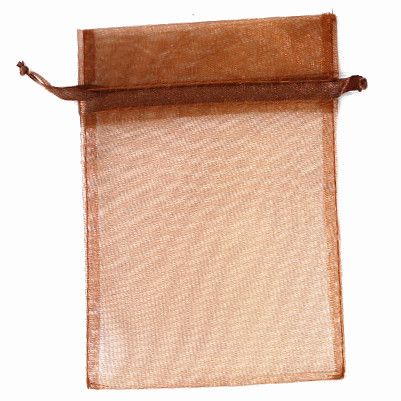 POUCH ORGANZA MEDIUM 17(H) x 12.5(W)cm COPPER (PACK OF 10)