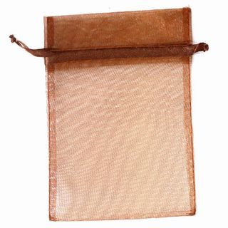 POUCH ORGANZA MEDIUM 17(H) x 12.5(W)cm COPPER (PACK OF 10)
