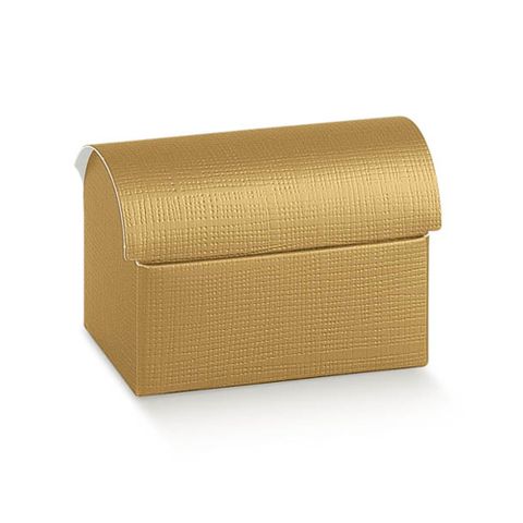 CHEST SMALL 70(L)x45(W)x52(H)mm GOLD -PACK OF 10