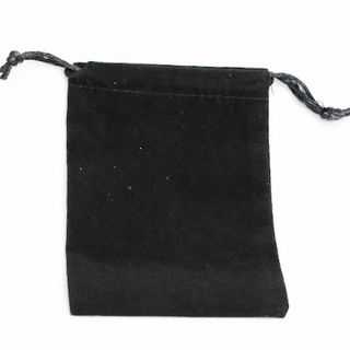 POUCH VELVET SMALL14(H) x 10(W)cm BLACK (PACK OF 10)