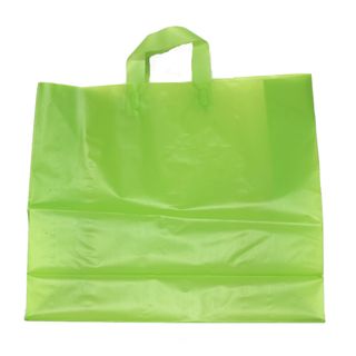 SOFTLOOP BAG LRG 39.5H x 45W x 15G cm LIME GREEN (25 PER PACK)