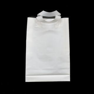 SOFTLOOP BAG MED 360Hx250Wx70Gmm WHITE (25)-90 MICRONS