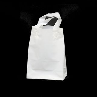 SOFTLOOP BAG SML 270Hx195Wx105Gmm WHITE (25)-90 MICRONS