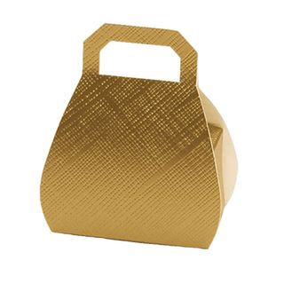 HANDBAG 80mm GOLD -PACK OF 10 (Buy 1 Get 1-NO RETURNS)