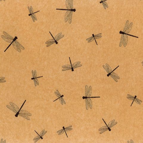 TISSUE PRINTED QUIRE (20 SHEETS) DRAGONFLIES SIZE 76cm X 50cm