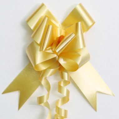 PULL BOW PLAIN 32mm GOLD (PACK OF 100)