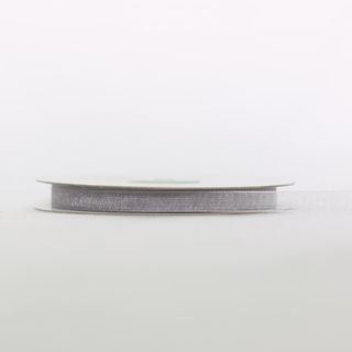 ORGANZA WOVEN EDGE (PETITE SHEER) 07mm x 50Mtr SILVER