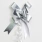 PULL BOW MATT METALLIC 22mm SILVER (PACK OF 100)