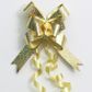 PULL BOW HOLOGRAPHIC 22mm GOLD (PACK OF 100)