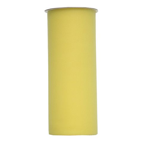 TULLE 150mm x 23Mtr YELLOW